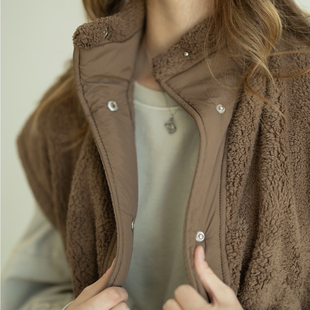 Tori Quilted Sherpa Vest
